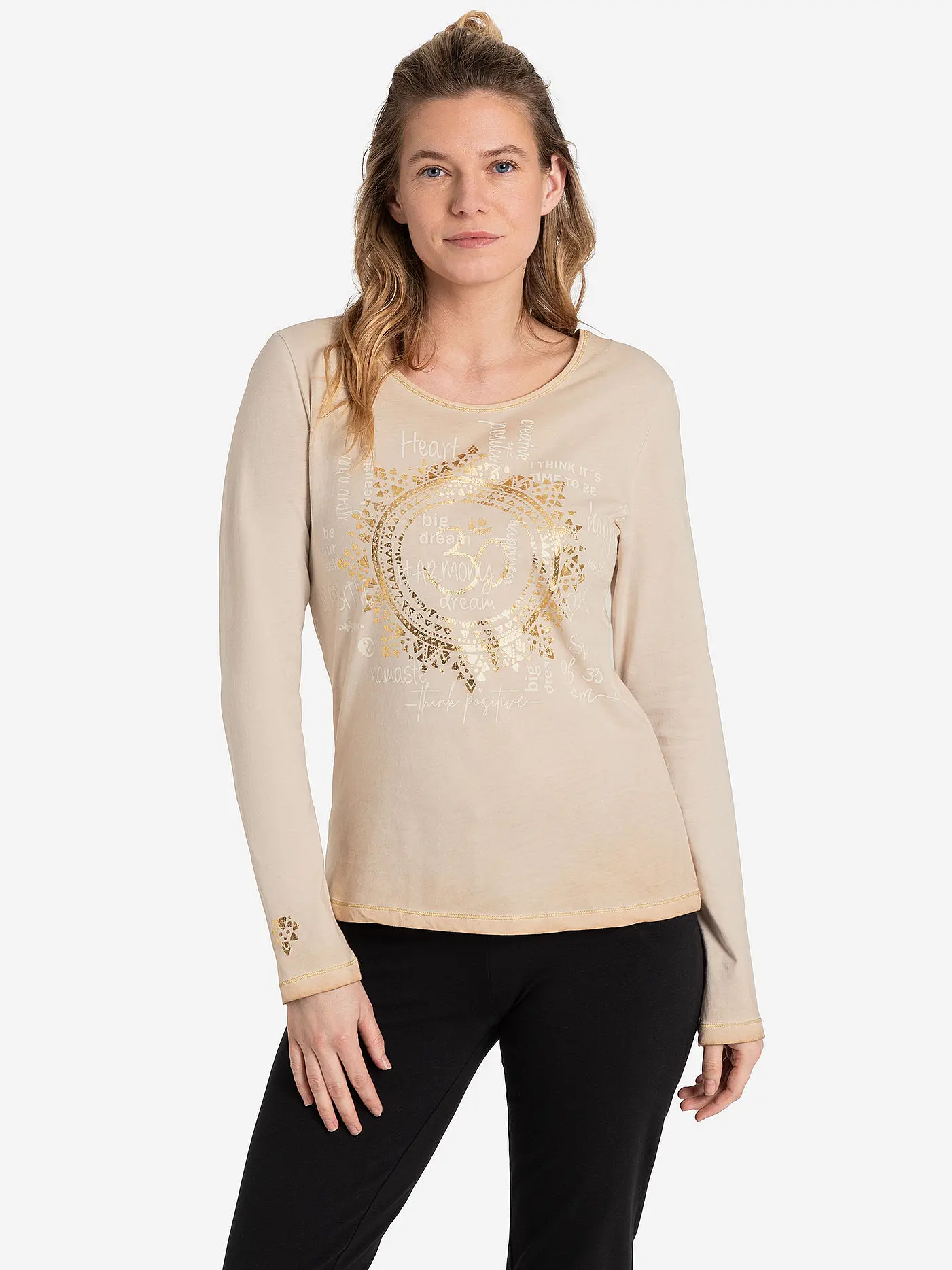 THE SPIRIT OF OM | Damen Yogashirt OM Mandala | 